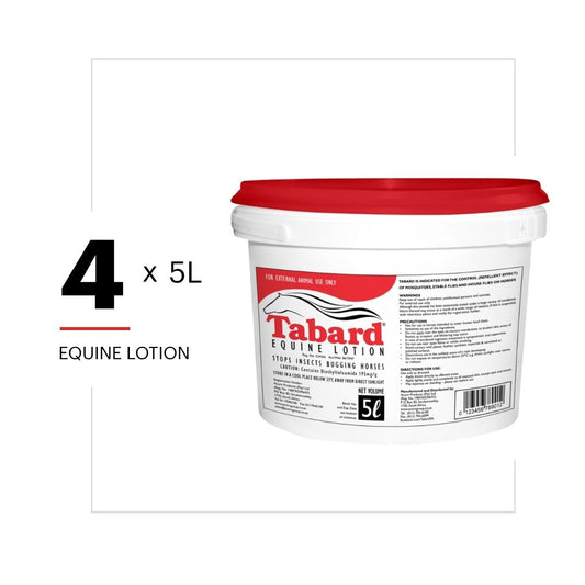 Tabard Equine Lotion 5L – Pack of 4