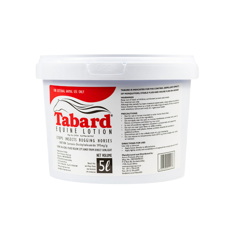 Tabard Equine Lotion - 5 Litre