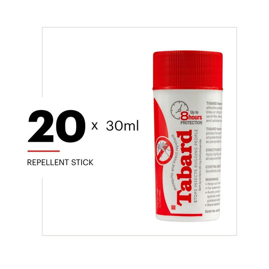 Tabard Insect Repellent Stick 30ml – Pack of 20