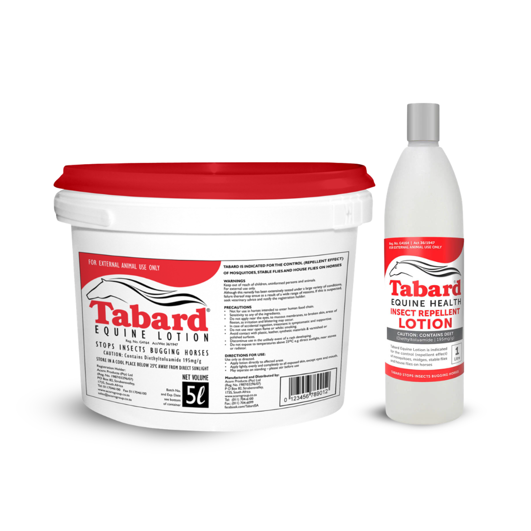 Tabard Equine DEET Lotion Value Pack – 5L + 1L